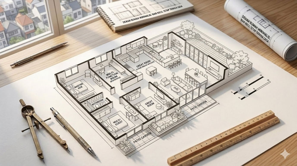 Denah Rumah Minimalis