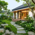 Desain Rumah dengan Taman yang Menyejukkan